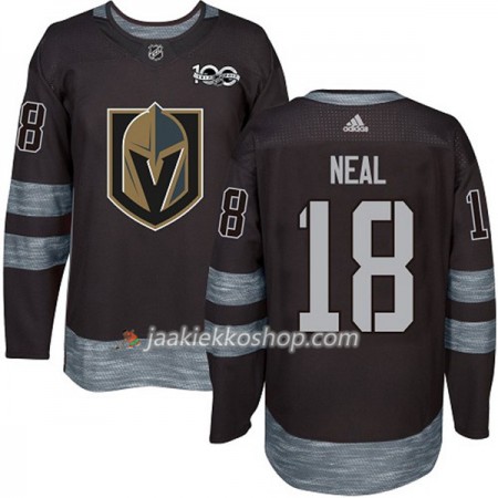 Miehille NHL Vegas Golden Knights Pelipaita James Neal 18 1917-2017 100th Anniversary Adidas Musta Authentic